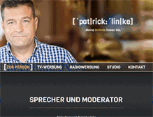Tablet Screenshot of patricklinke.de